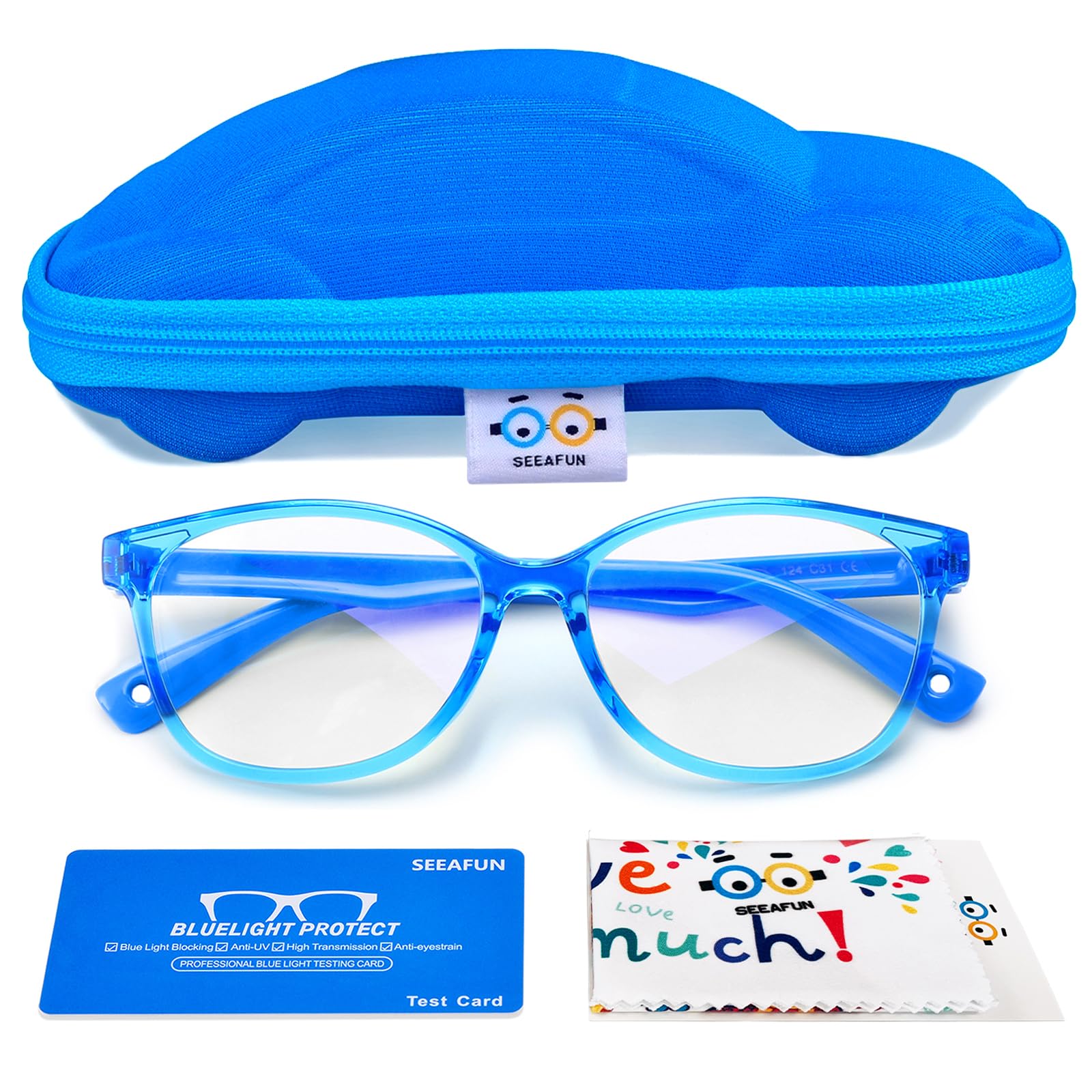 Amazon.com: SEEAFUN Blue Light Glasses for Kids Girls Boys with